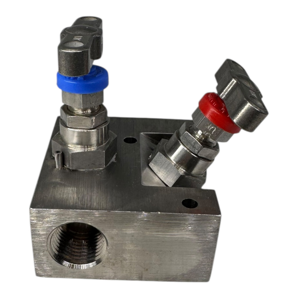 Parker HALS2VHP 2-Wege-Manifoldventil 1/2" NPT 316SS 260°C 689bar 10000psi