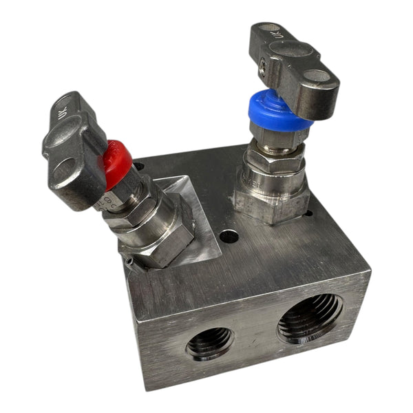 Parker HALS2VHP 2-Wege-Manifoldventil 1/2" NPT 316SS 260°C 689bar 10000psi