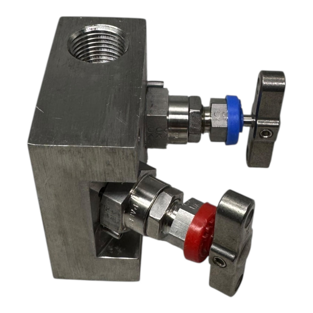 Parker HALS2VHP 2-Wege-Manifoldventil 1/2" NPT 316SS 260°C 689bar 10000psi