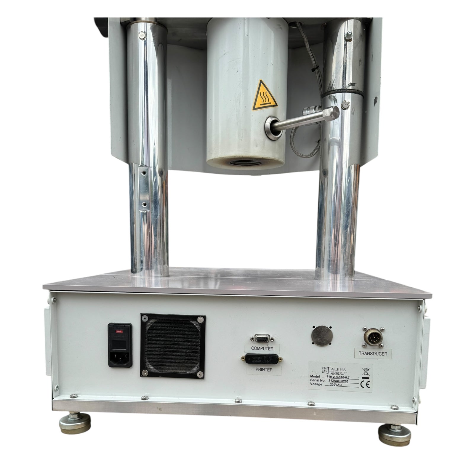 Dynisco LCR7000 Schmelzindexprüfer MFR Gerät 230V mit Alpha Steuerung