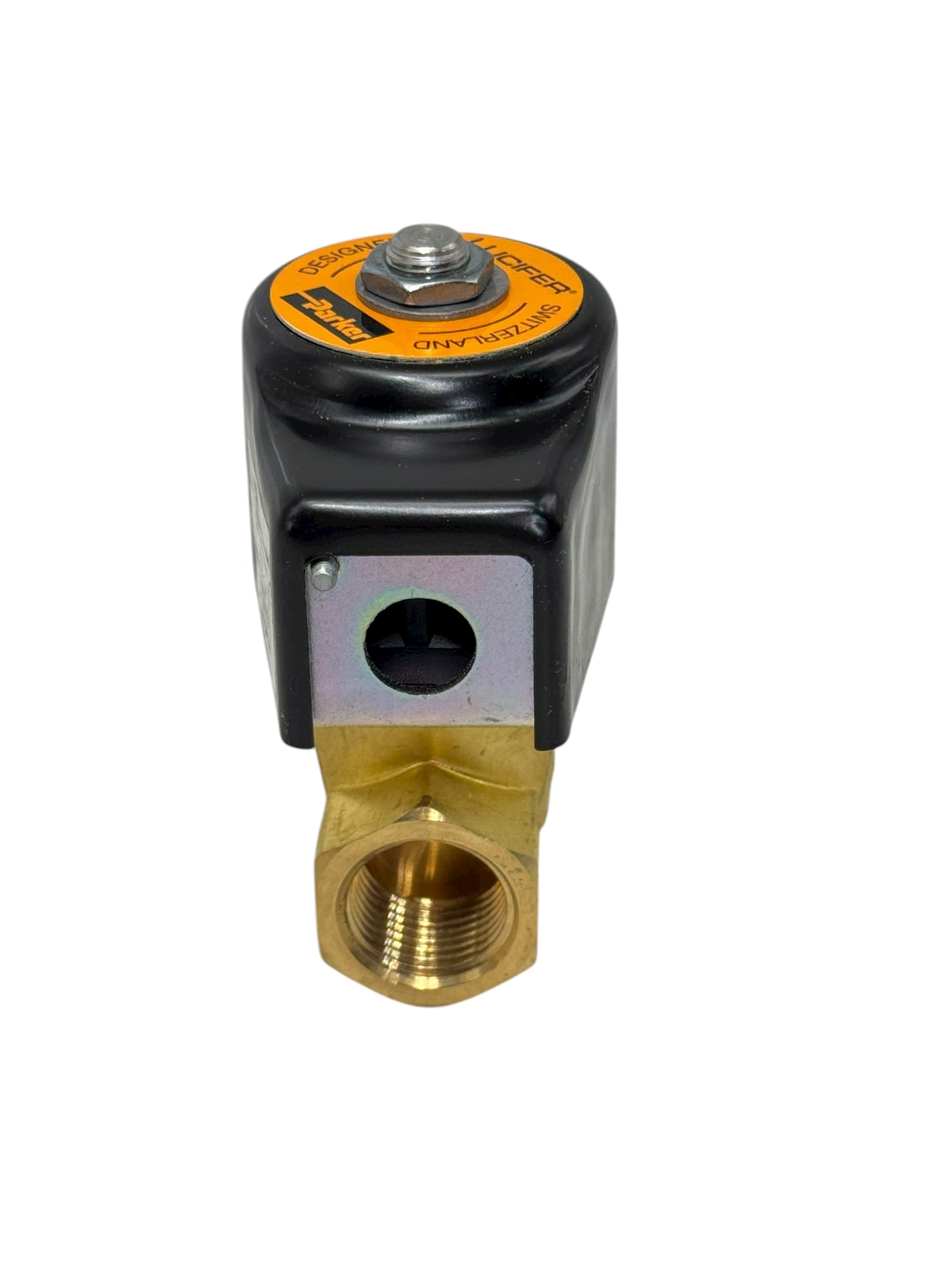 Parker Lucifer E121K4603 Magnetventil 2-Wege 24V 14W Messing 8,5mm