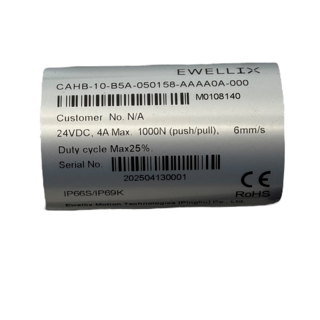 Ewellix CAHB-10-B5A-050158 Linearantrieb 24V DC 1000N 6mm/s IP66 IP69K