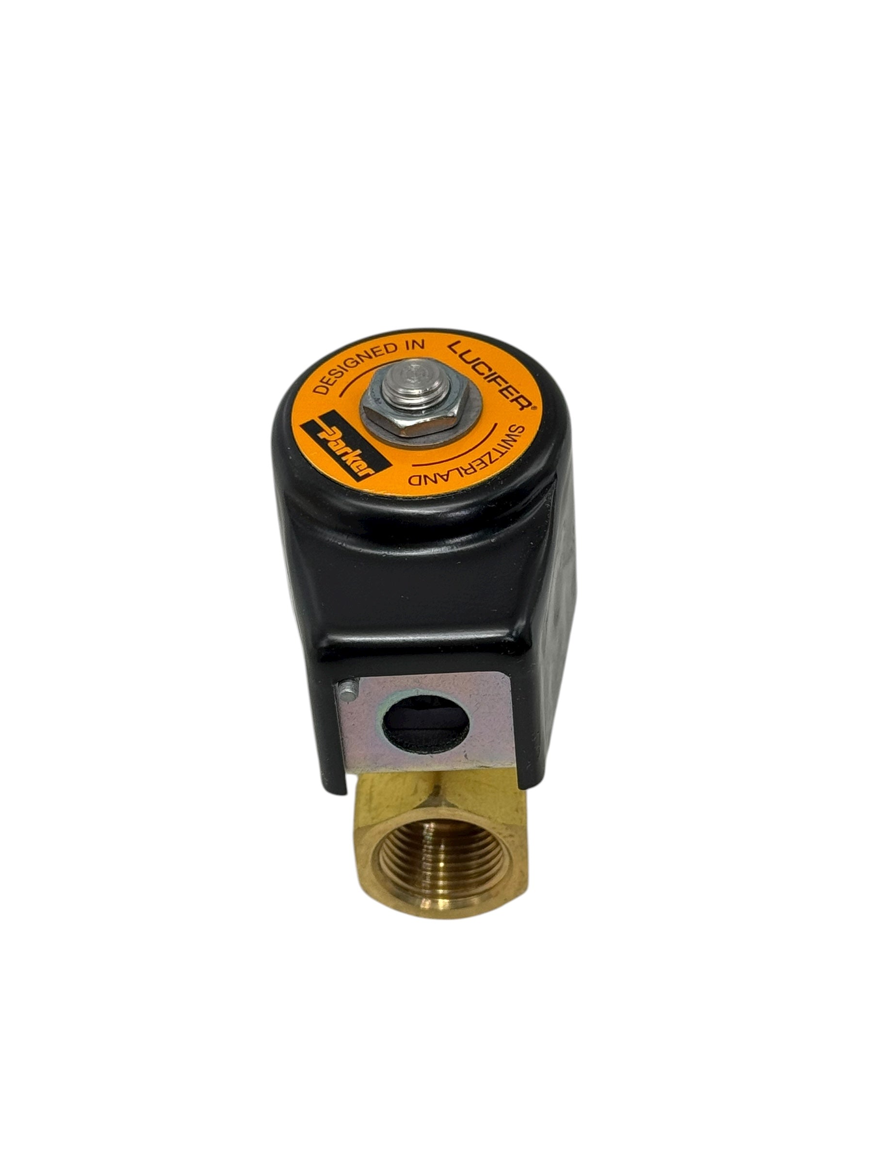 Parker Lucifer E121K4603 Magnetventil 2-Wege 24V 14W Messing 8,5mm