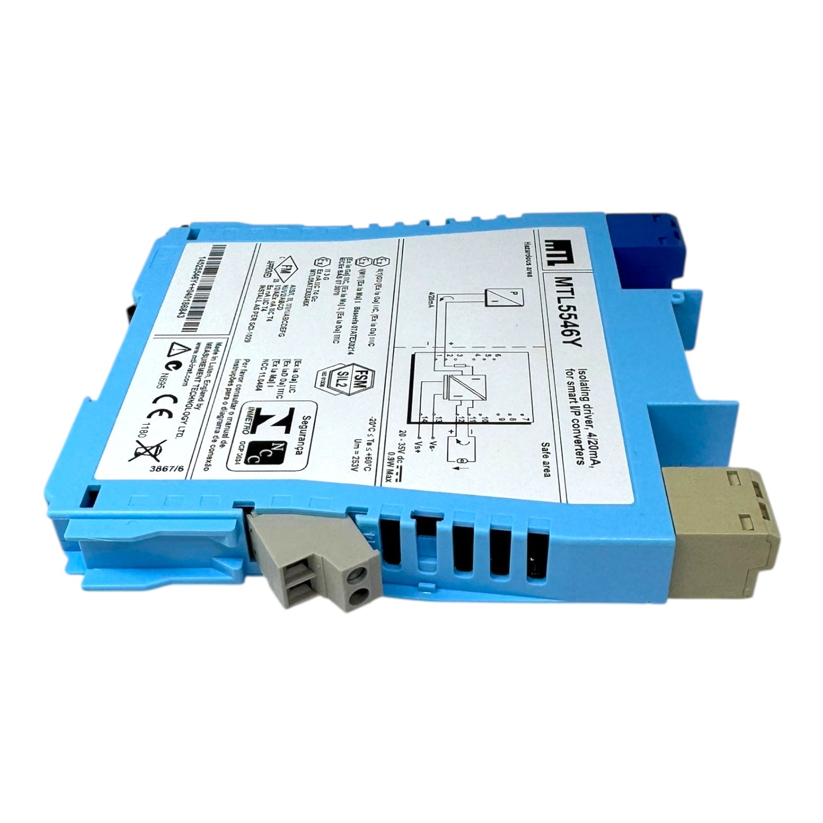 Eaton MTL5546Y Isolierverstärker Signalwandler Signaltrenner 4–20mA SIL2 Ex 230V