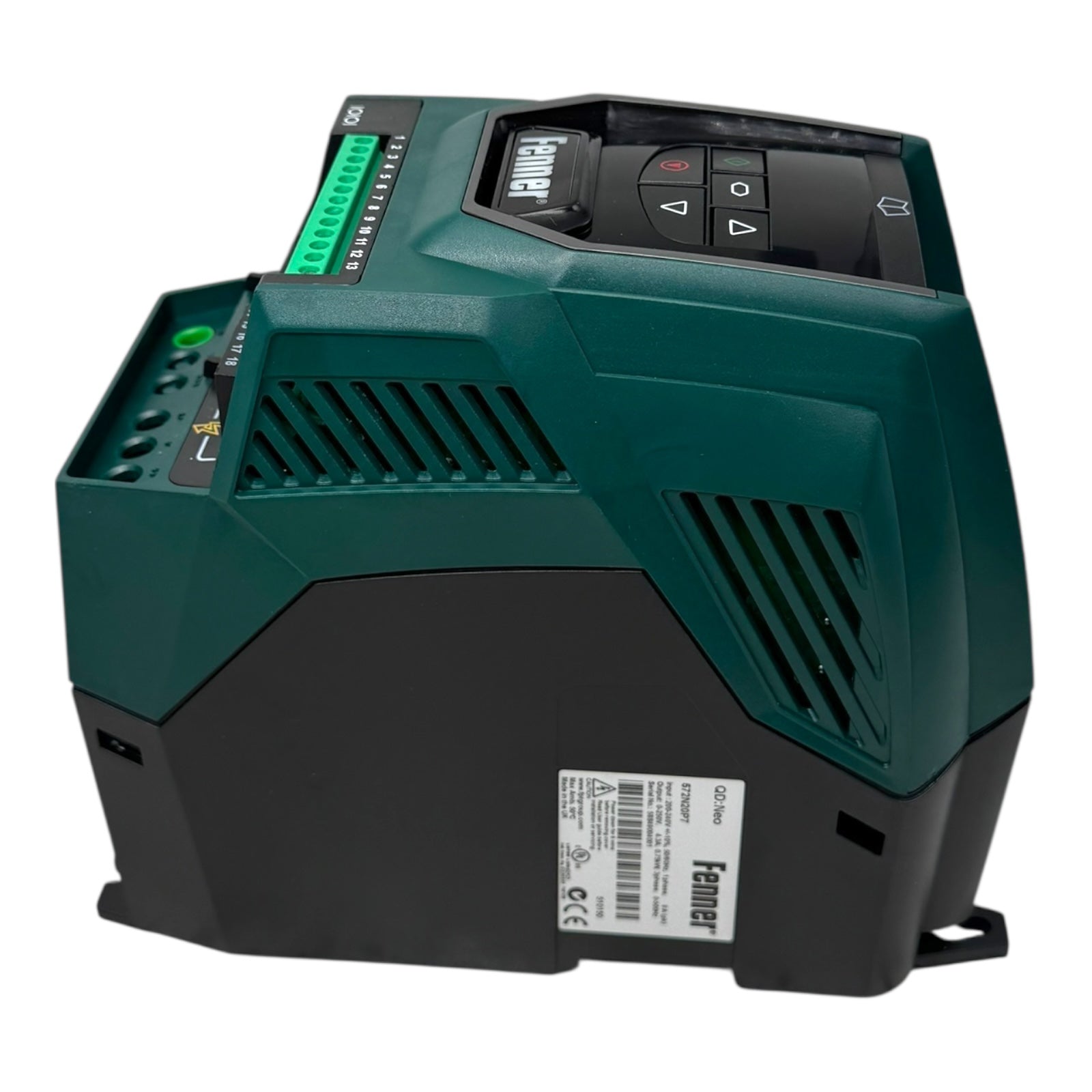 Fenner QD:Neo 572N20P7 Frequenzumrichter 0,75kW 200-240V 4,3A 3PH UNUSED
