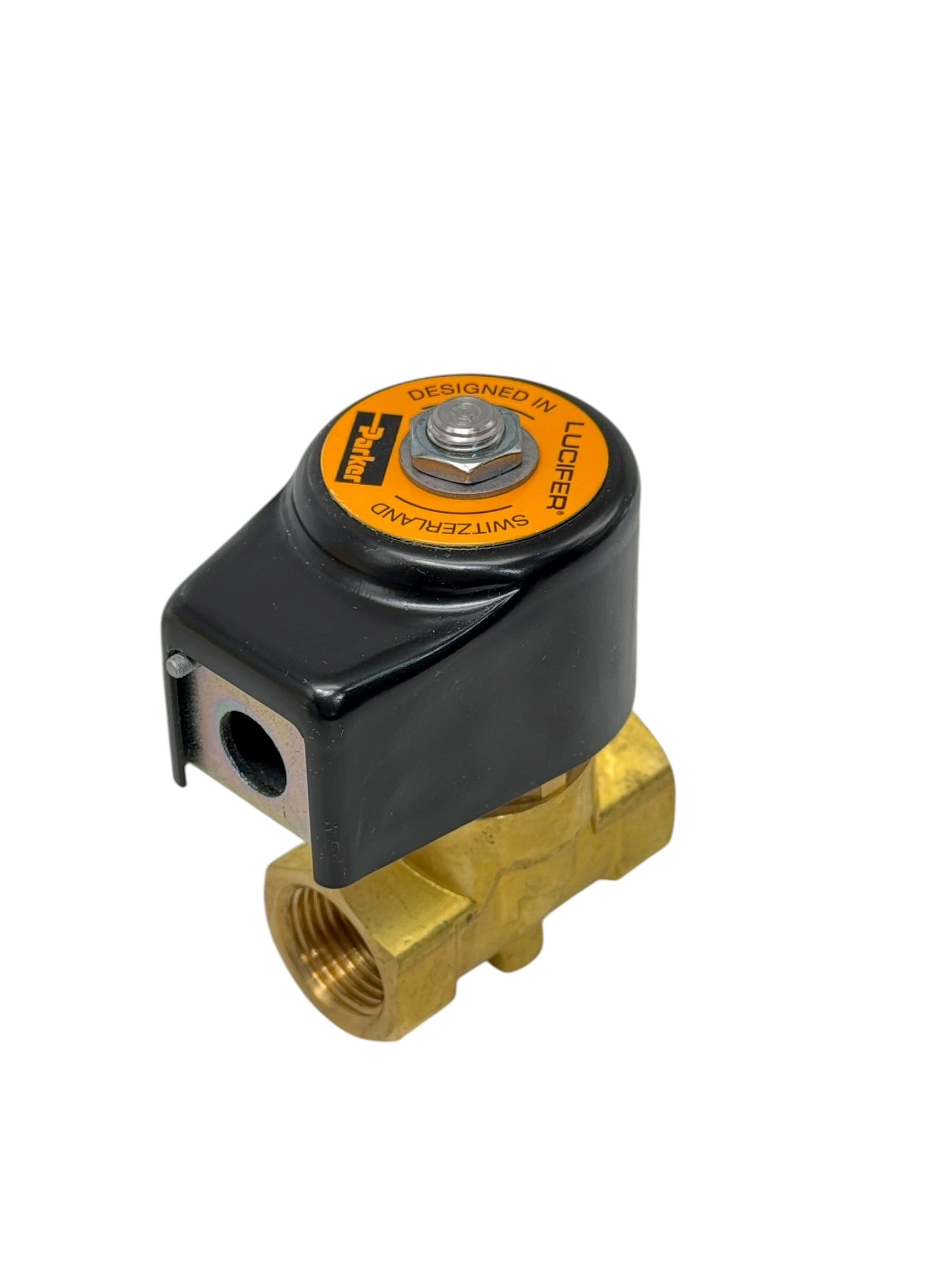 Parker Lucifer E121K4603 Magnetventil 2-Wege 24V 14W Messing 8,5mm