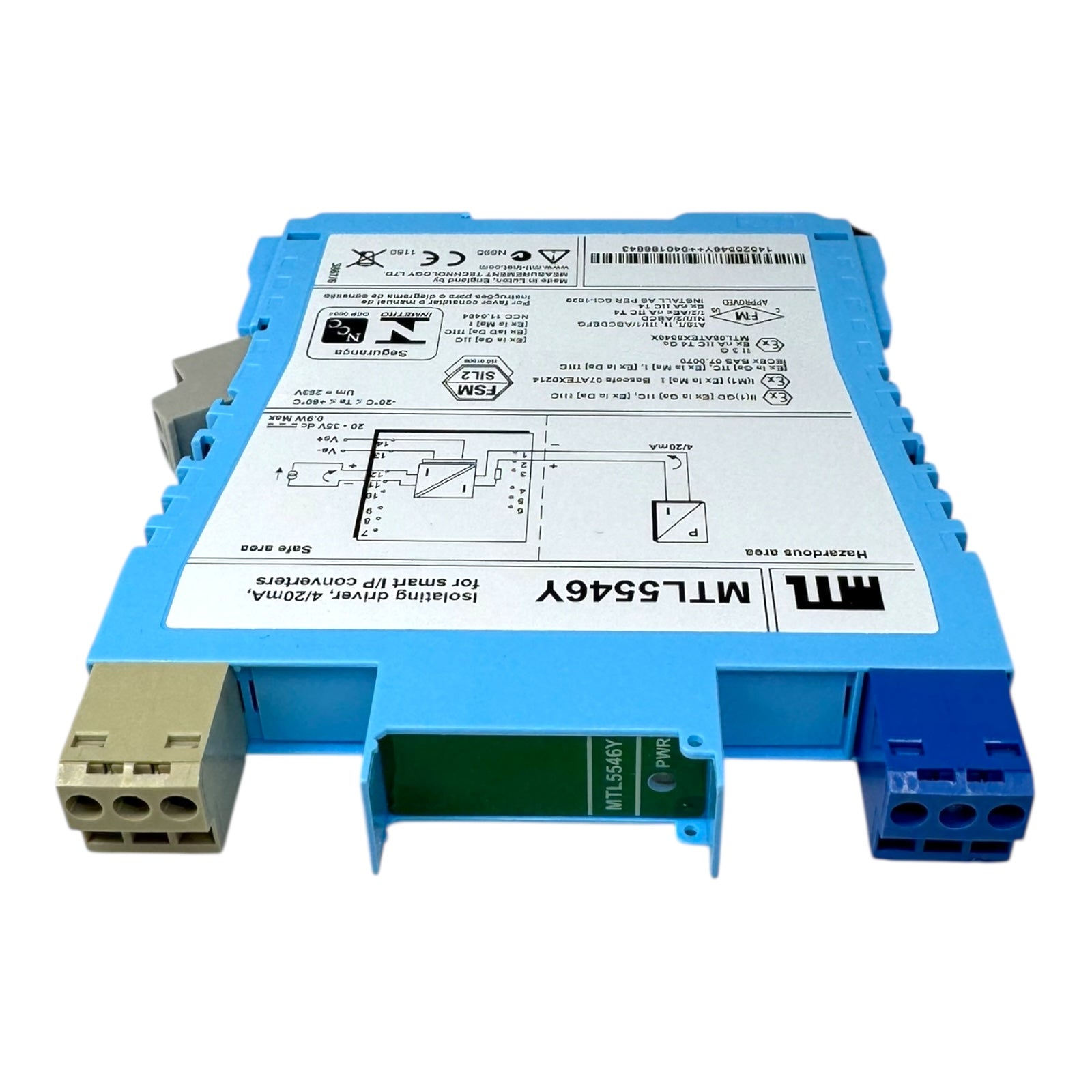 Eaton MTL5546Y Isolierverstärker Signalwandler Signaltrenner 4–20mA SIL2 Ex 230V