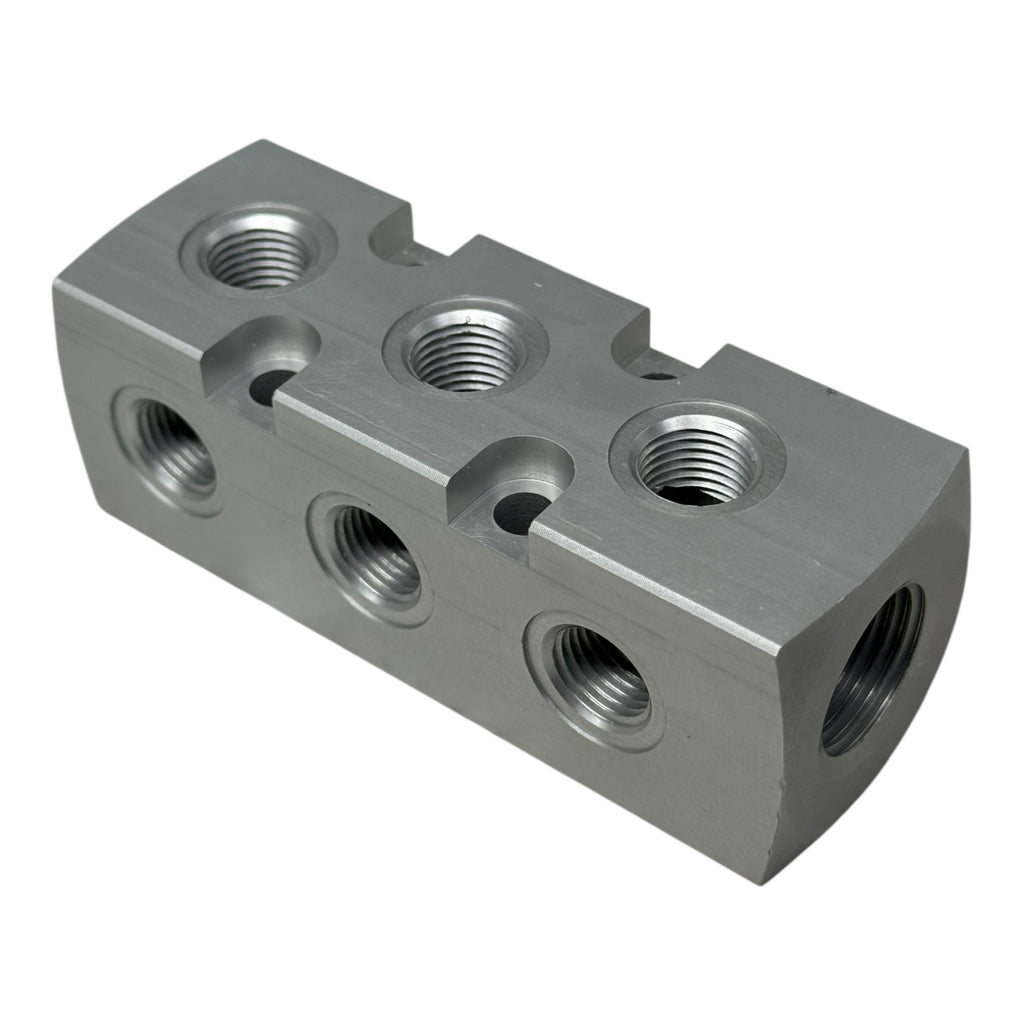 Bender Pneumatic PGC0631010 Verteilerleiste 43-12ALN Alu 1x G1/2 9x G1/4
