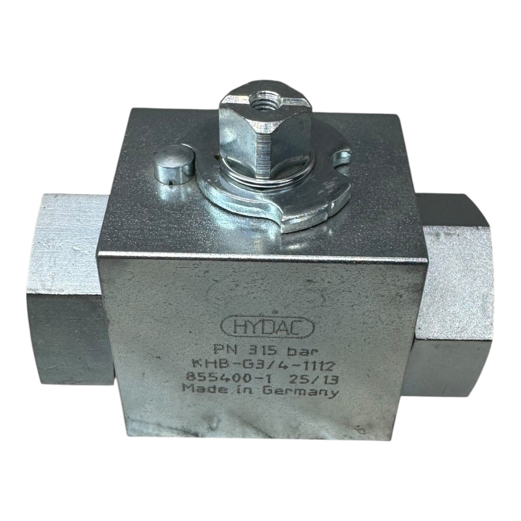 Hydac Kugelhahn KHB-G3/4-1112 PN315 Hochdruckventil 855400-1 3/4”