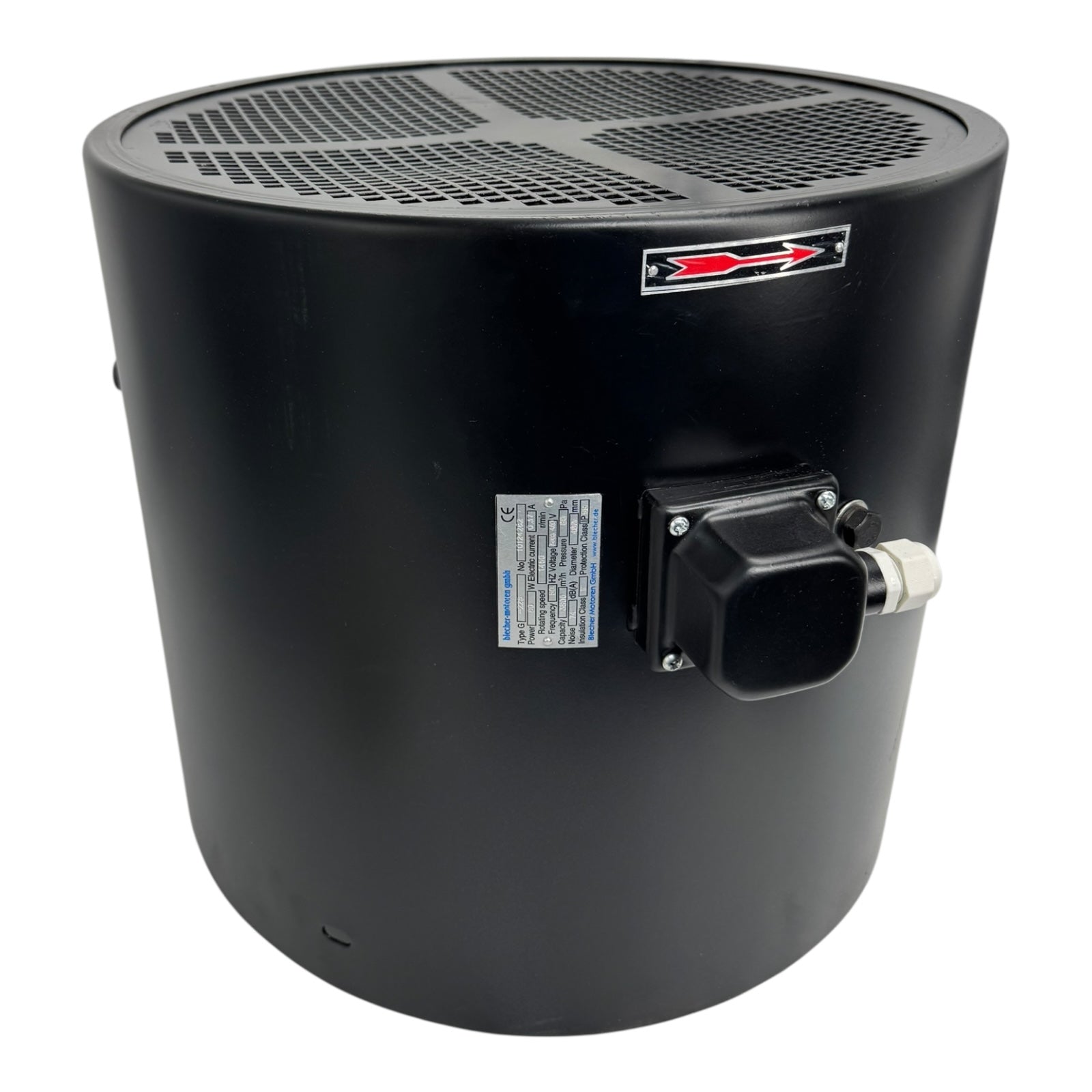 Blecher 1233285 Rohrventilator G-225 3800m³/h 1450U/min Ø400mm IP55 400V 80W