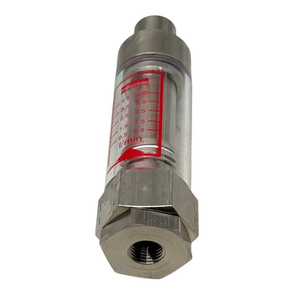 Parker FM26122212 Durchflussmesser 1/4” Öl Flowmeter Edelstahl