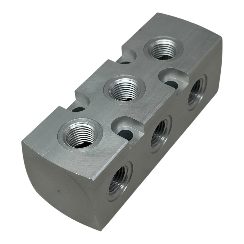 Bender Pneumatic PGC0631010 Verteilerleiste 43-12ALN Alu 1x G1/2 9x G1/4