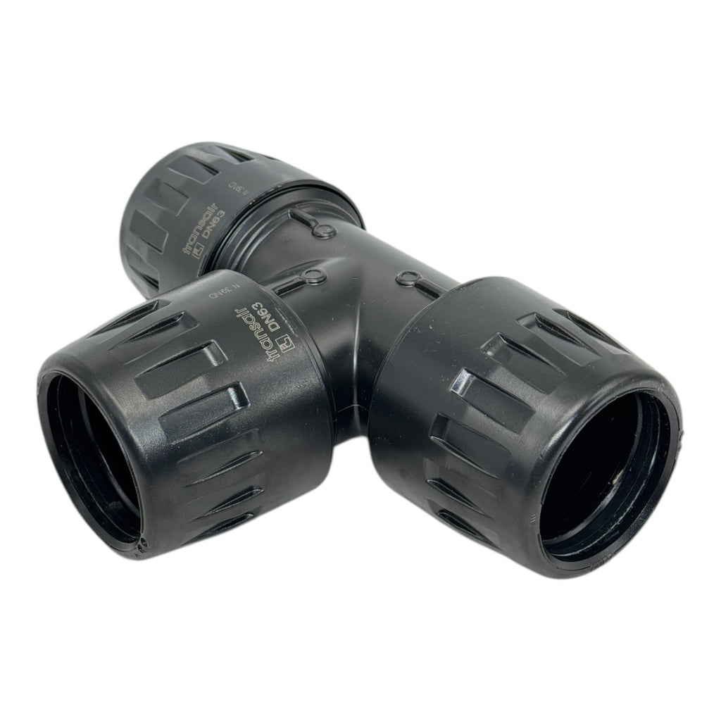 Parker Transair 6604 63 00 T-Stück DN63 Rohrverbinder PE-Fitting Druckluft