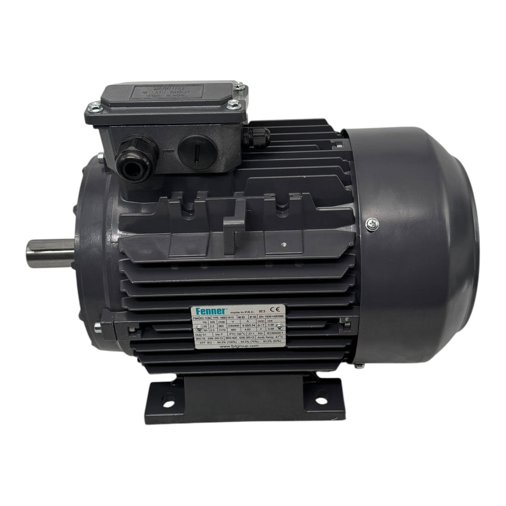 Fenner Elektromotor 2,2kW 112M-6 B3 IE3 230/400V 965rpm IP55 50Hz / 60Hz Unused