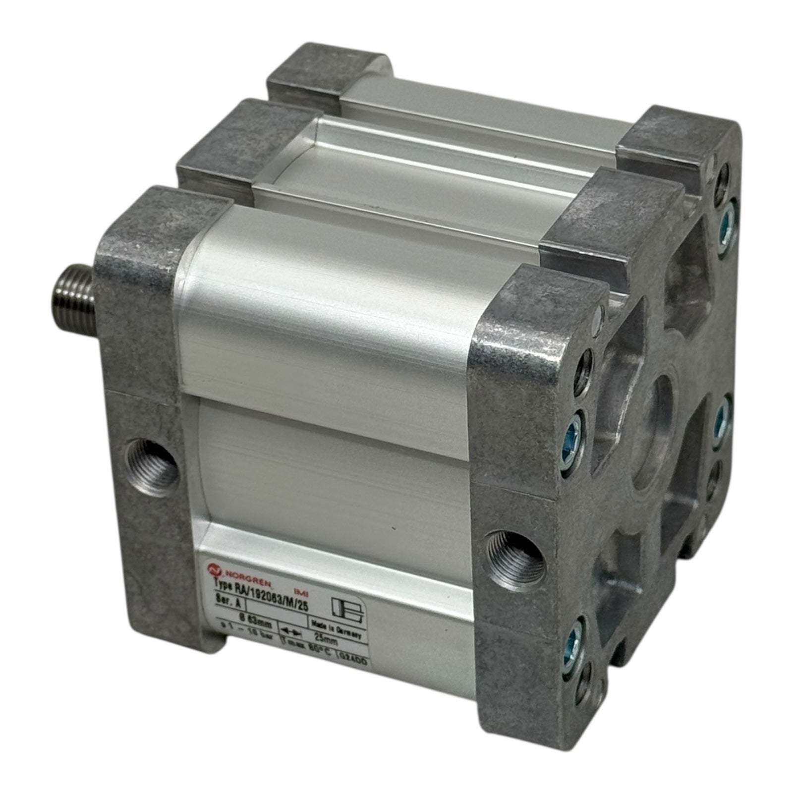Norgren RA/192063/M/25 Pneumatikzylinder Ø63mm Hub 25mm ISO Zylinder 10bar