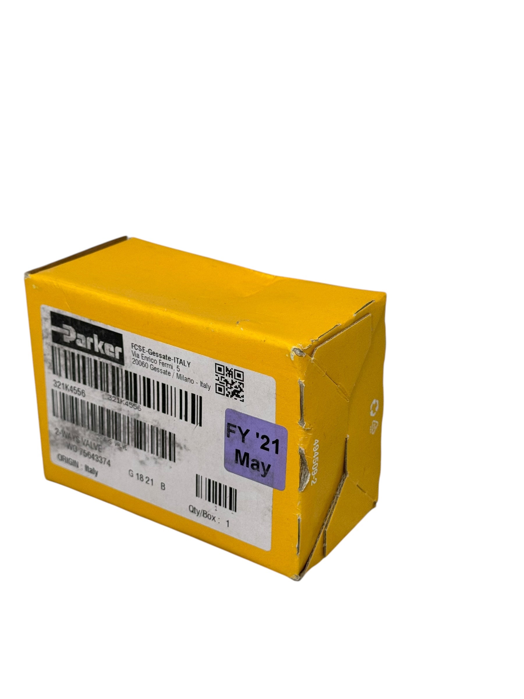 Parker Lucifer 321K4556 2-Wege Ventil G1/2” Messing Edelstahlkolben