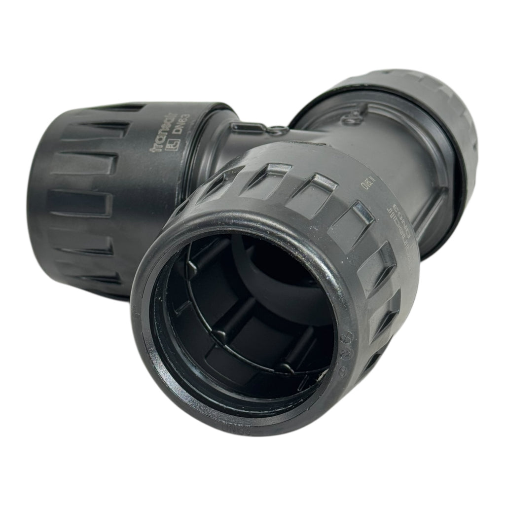 Parker Transair 6604 63 00 T-Stück DN63 Rohrverbinder PE-Fitting Druckluft