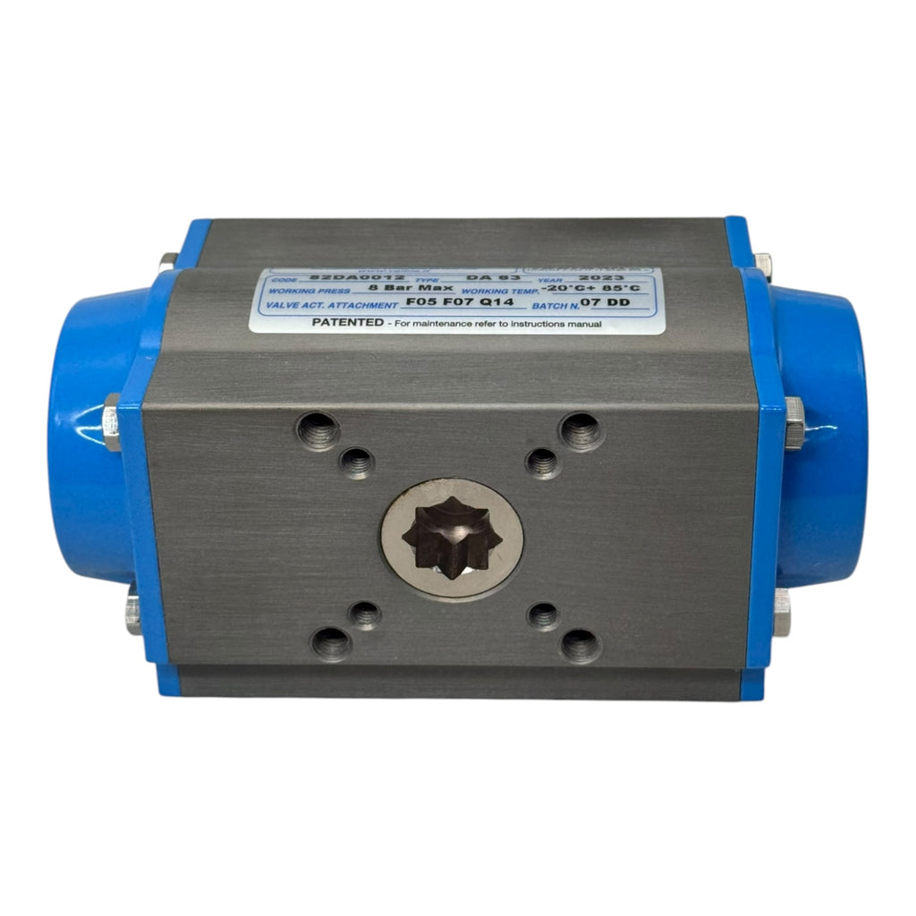 Valbia Pneumatik Schwenkantrieb DA63 82DA0012 Doppelwirkend 8 bar ATEX