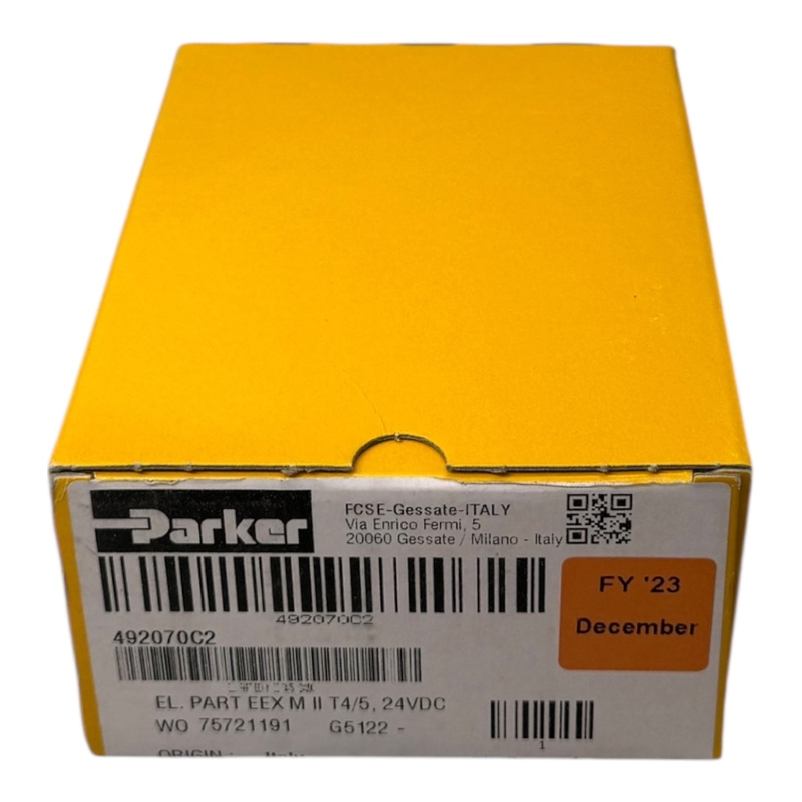 Parker 492070C2 Magnetspule ATEX Ex m II T4 24VDC 368mA Solenoid Coil