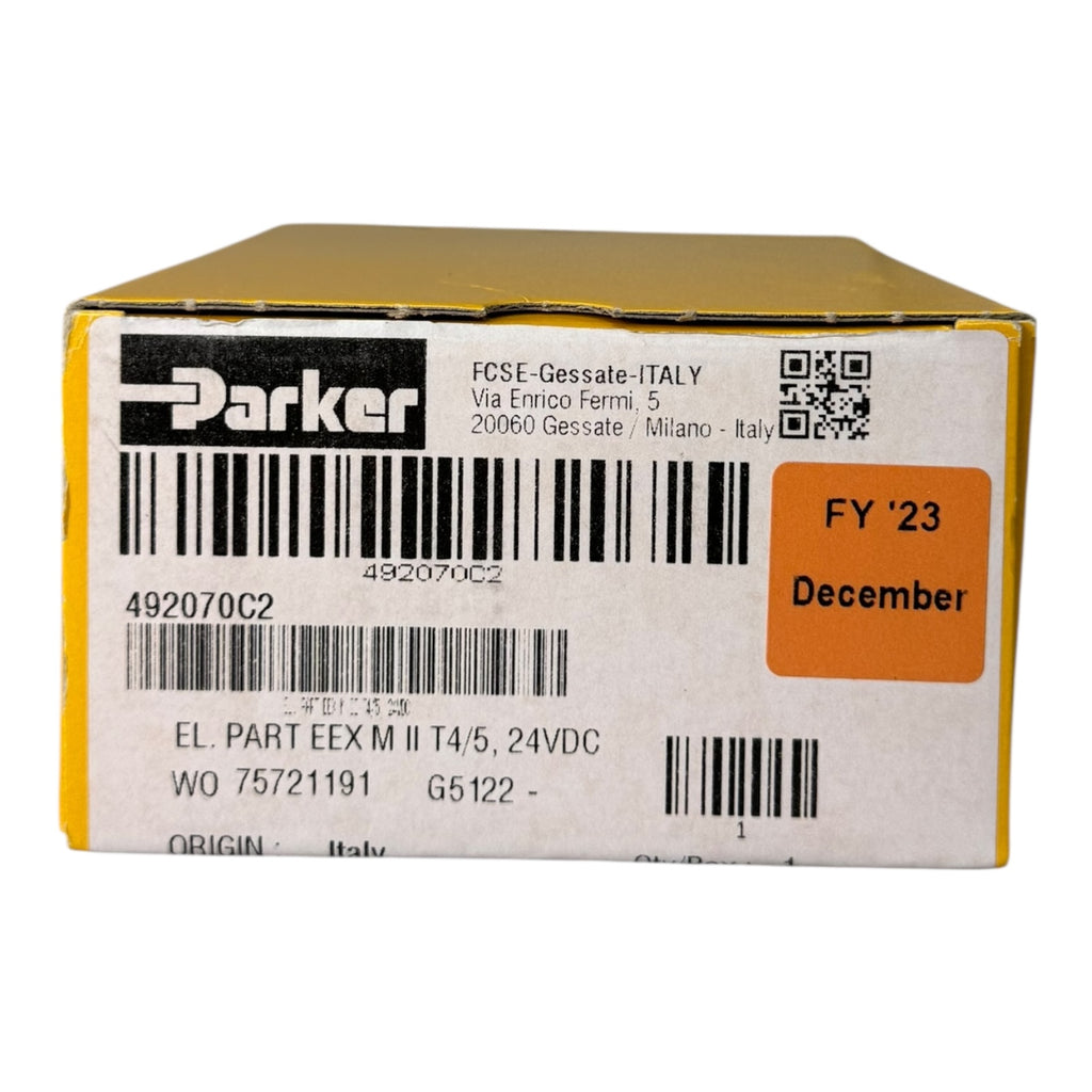 Parker 492070C2 Magnetspule ATEX Ex m II T4 24VDC 368mA Solenoid Coil