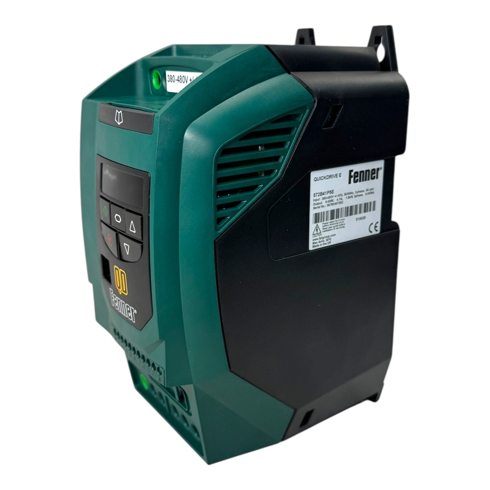 Fenner 572B41P5E Frequenzumrichter 1,5kW 0–500V 3-Phasen Quickdrive E Unused