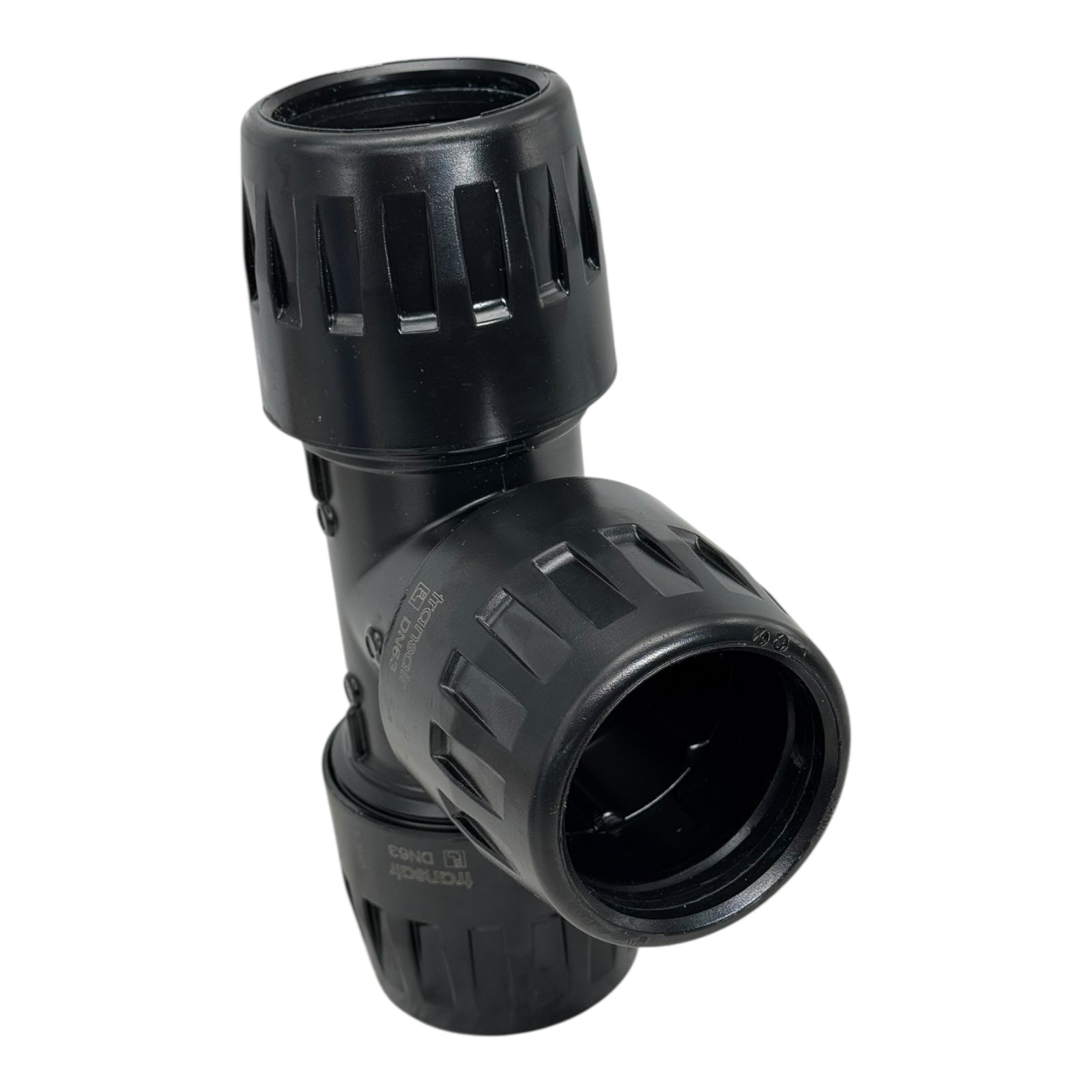 Parker Transair 6604 63 00 T-Stück DN63 Rohrverbinder PE-Fitting Druckluft