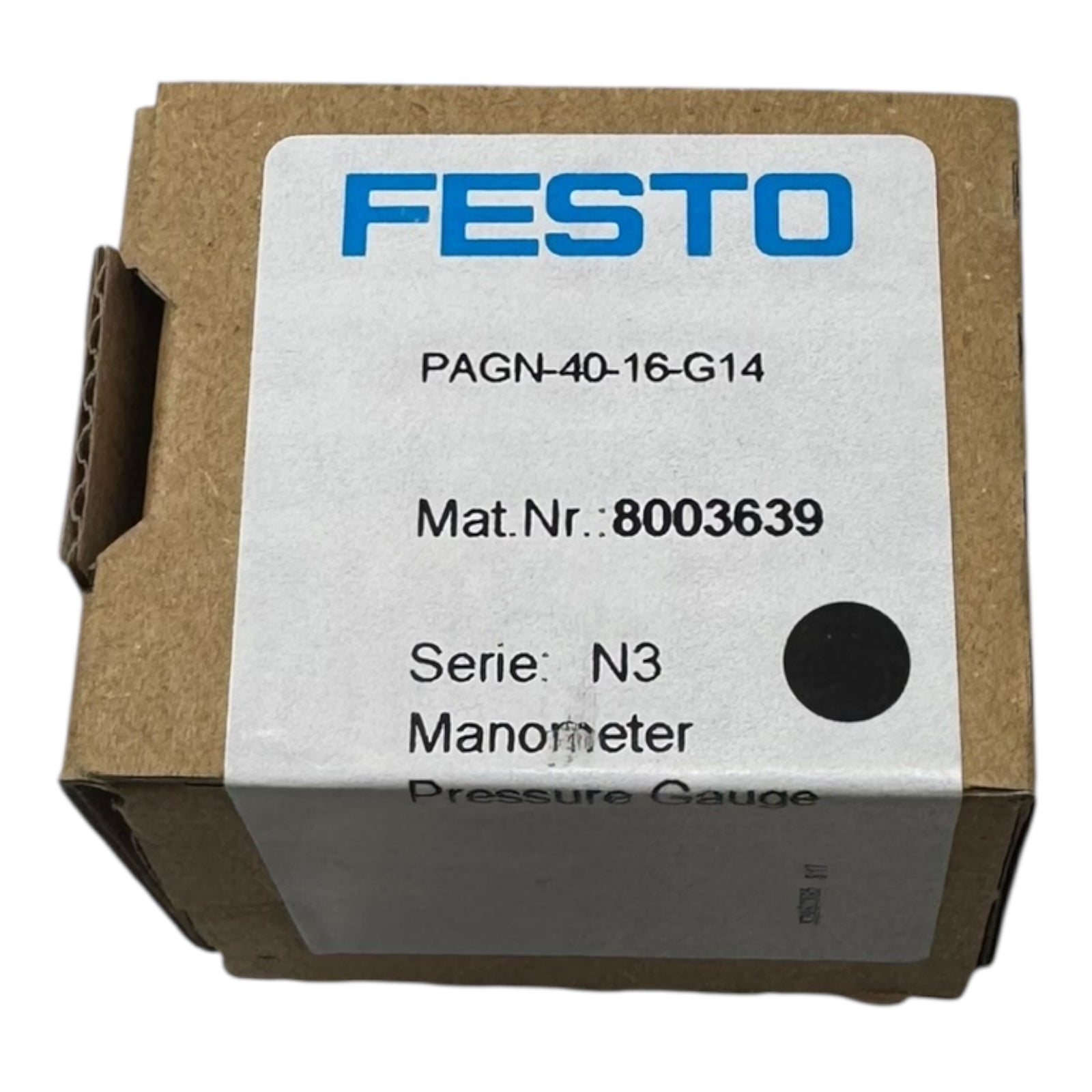 FESTO 159580 Druckregler LR-3/8-D-MIDI + Manometer 8003639 PAGN-40-16-G1