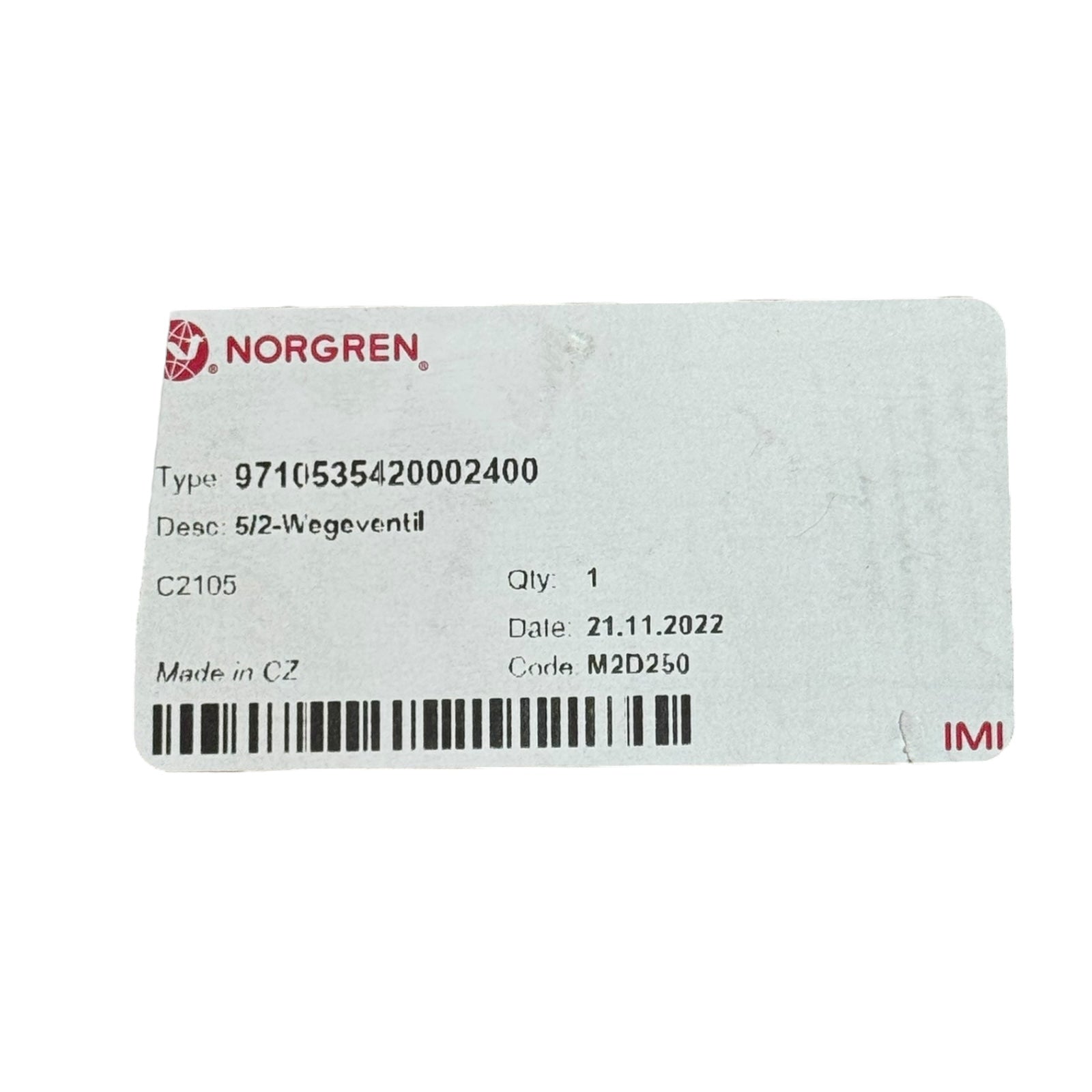 Norgren IMI Herion 9710535 5/2-Wegeventil Magnetventil 24V DC ATEX SIL 4200 4250