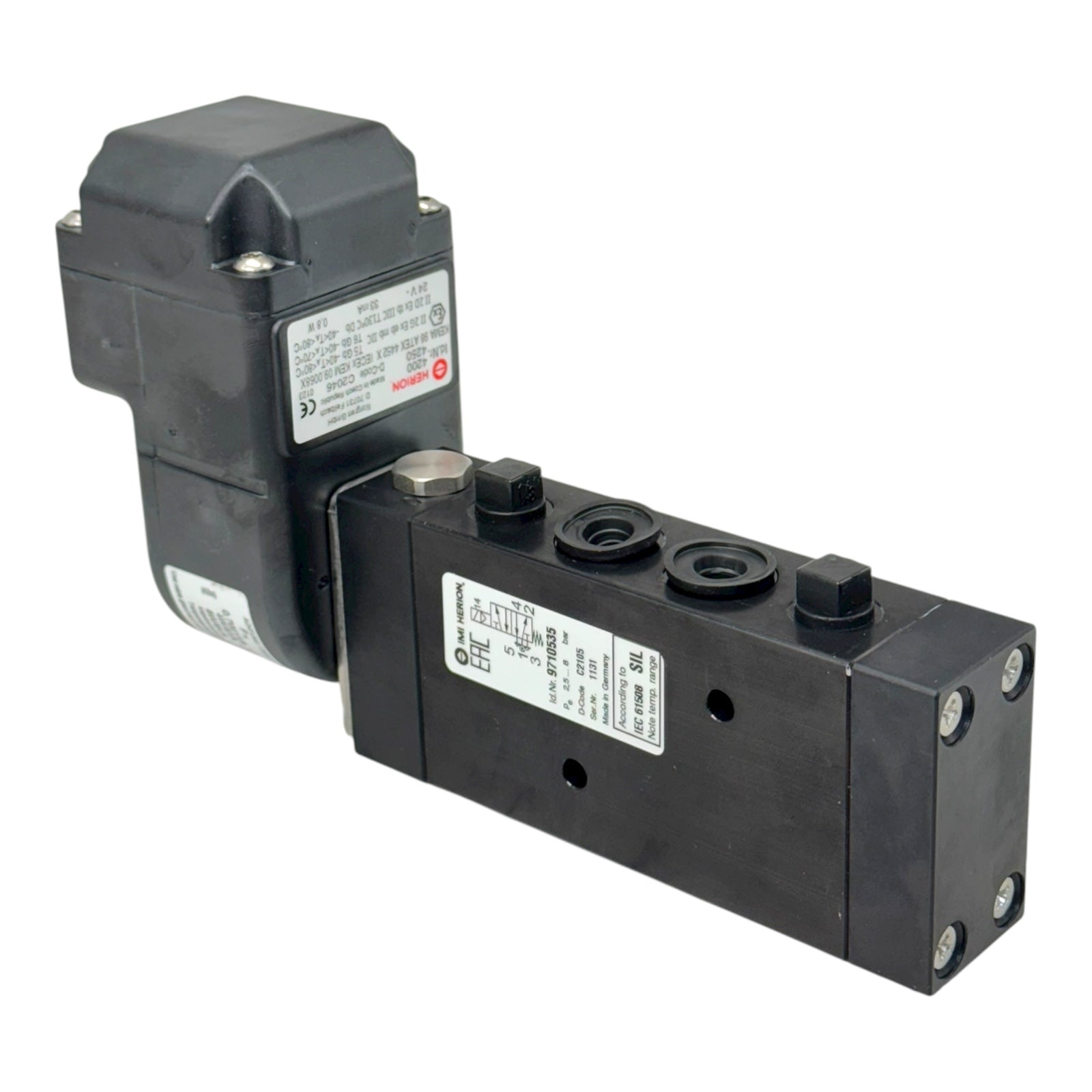 Norgren IMI Herion 9710535 5/2-Wegeventil Magnetventil 24V DC ATEX SIL 4200 4250