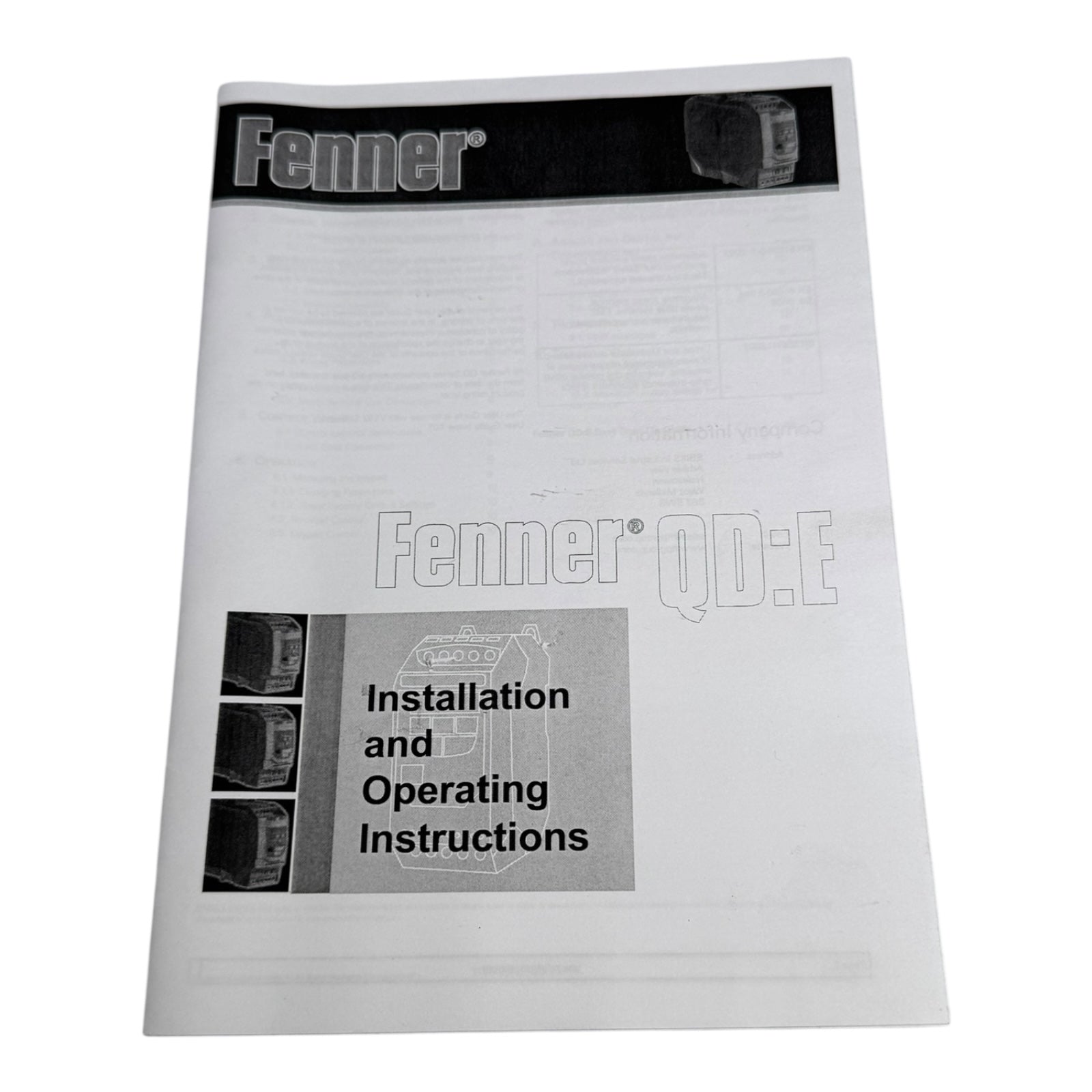 Fenner 572B41P5E Frequenzumrichter 1,5kW 0–500V 3-Phasen Quickdrive E Unused