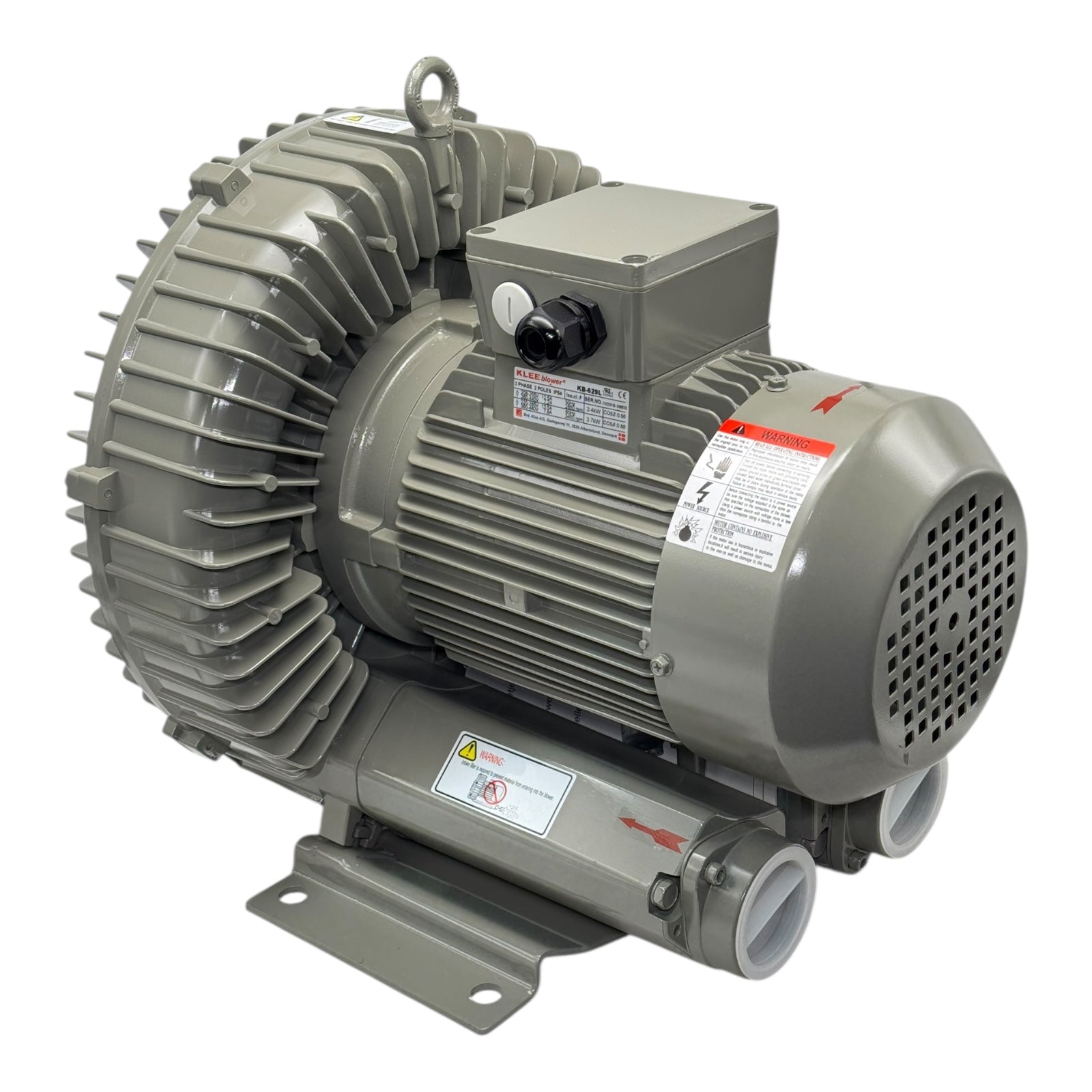 KLEEblower KB-629L Seitenkanalverdichter 3,4/3,7kW 3-Phasen Gebläse IP54