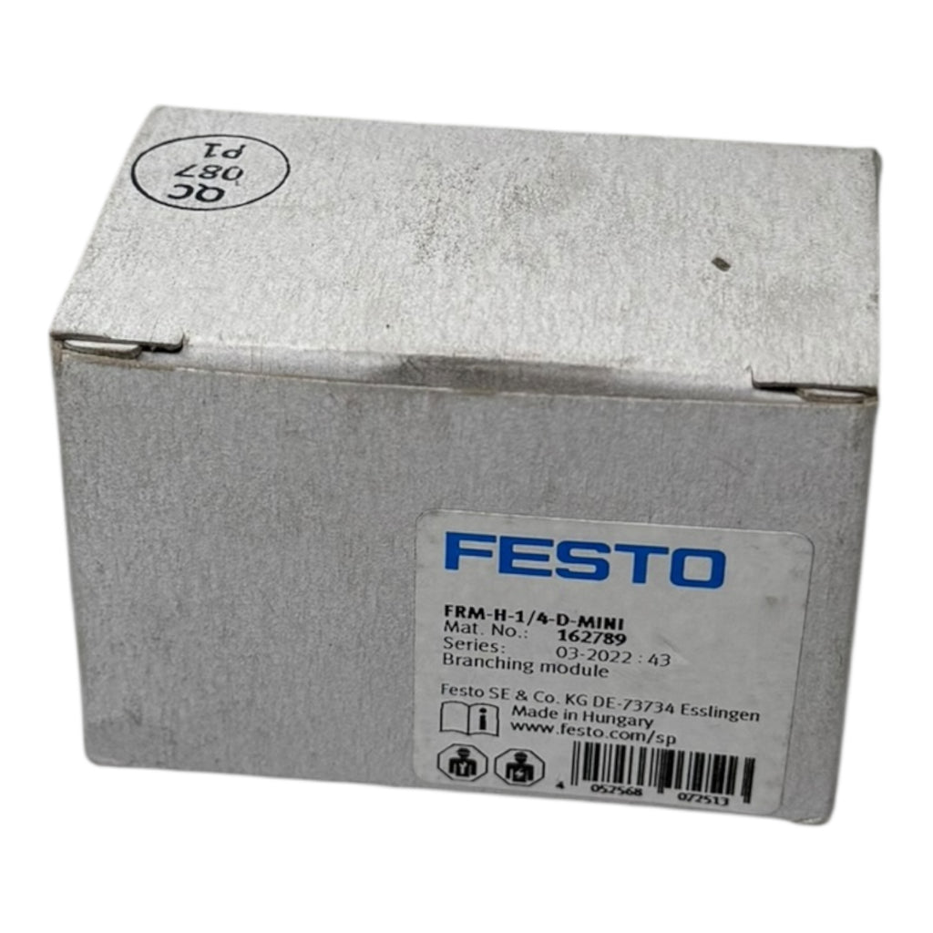Festo FRM-H-1/4-D-MINI Rückschlagventil 162789 16 bar 240 psi Pneumatikventil