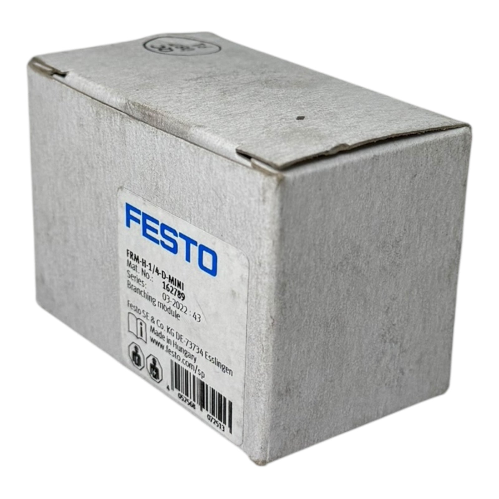 Festo FRM-H-1/4-D-MINI Rückschlagventil 162789 16 bar 240 psi Pneumatikventil