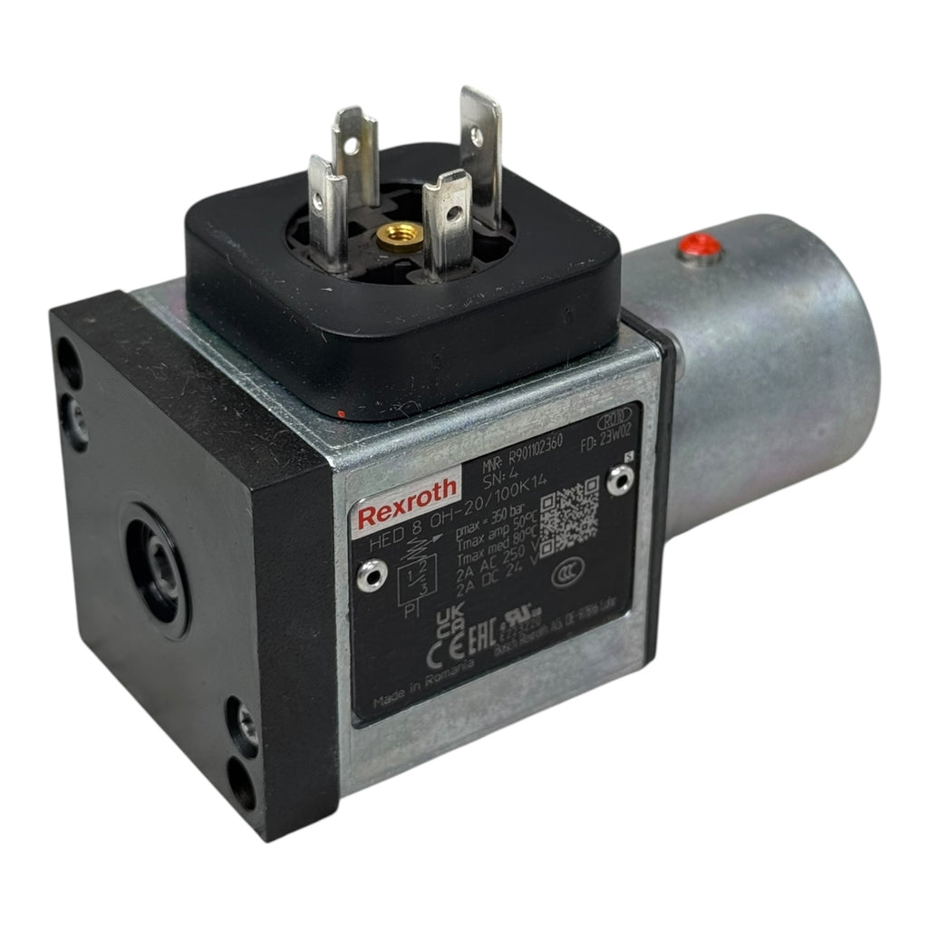 Bosch Rexroth HED8OH-20/100K14 Druckschalter R901102360 Hydraulik 350bar