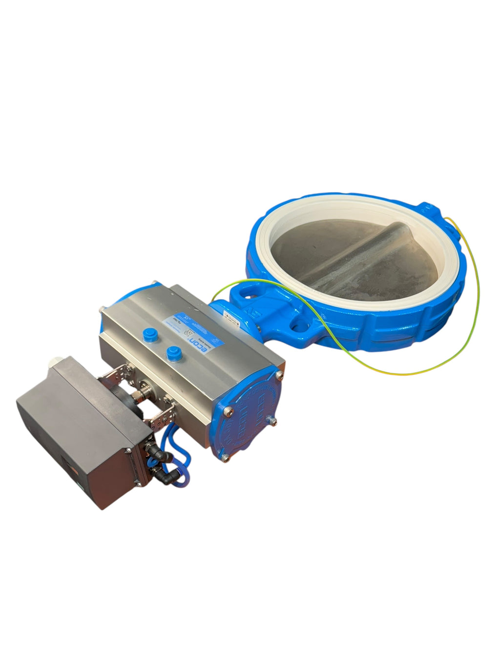 Siemens SIPART PS2 6DR5020 Econ DA300 EX Pneumatik-Klappe DN300 Stellantrieb PN3