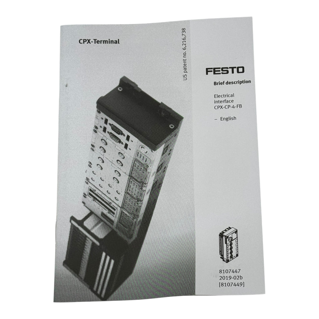Festo CPX-CP-4-FB Interface Modul 526705 + Schrauben CPX-M-M3X22-4X