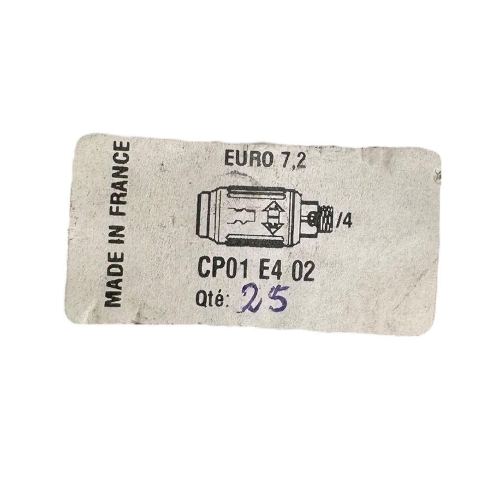 Transair CP01 E4 02 Rückschlagventil 1/4” Pneumatik Ventil Legris