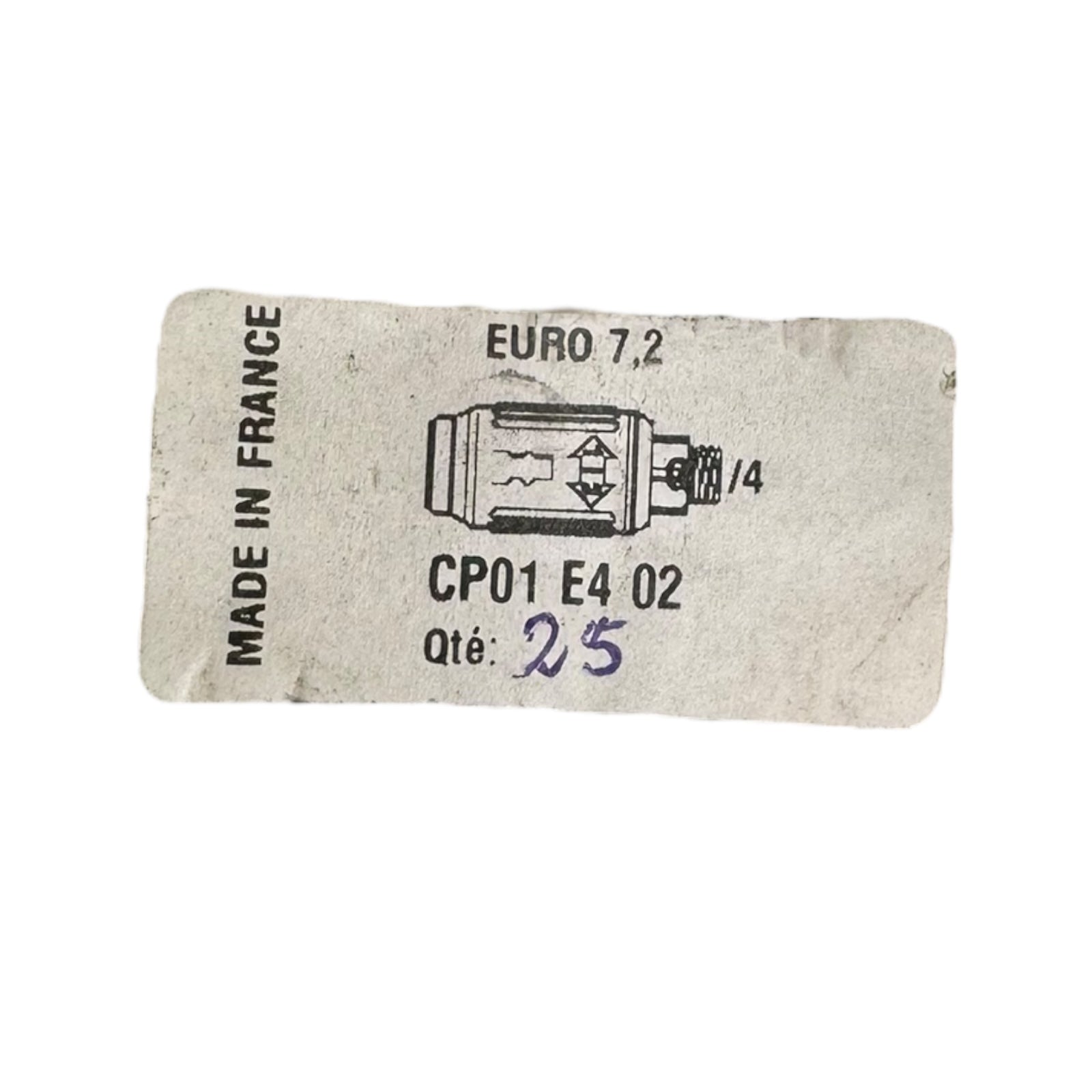 Transair CP01 E4 02 Rückschlagventil 1/4” Pneumatik Ventil Legris