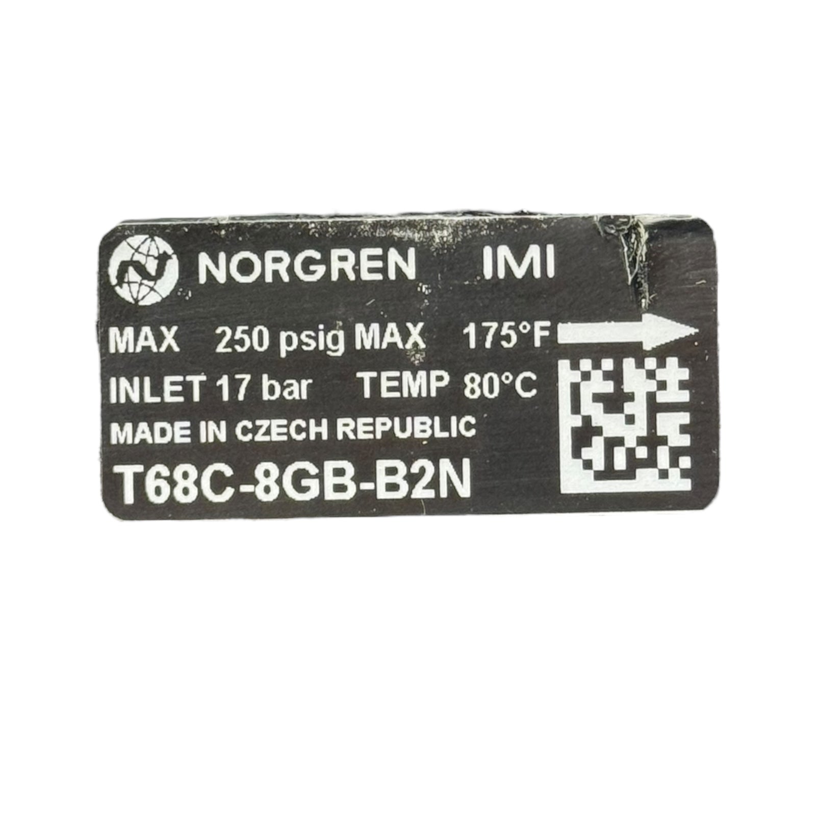 IMI Norgren T68C-8GB-B2N B68G-NNK-MR3-RLN Olympian Plus Wartungseinheit 17bar Ex
