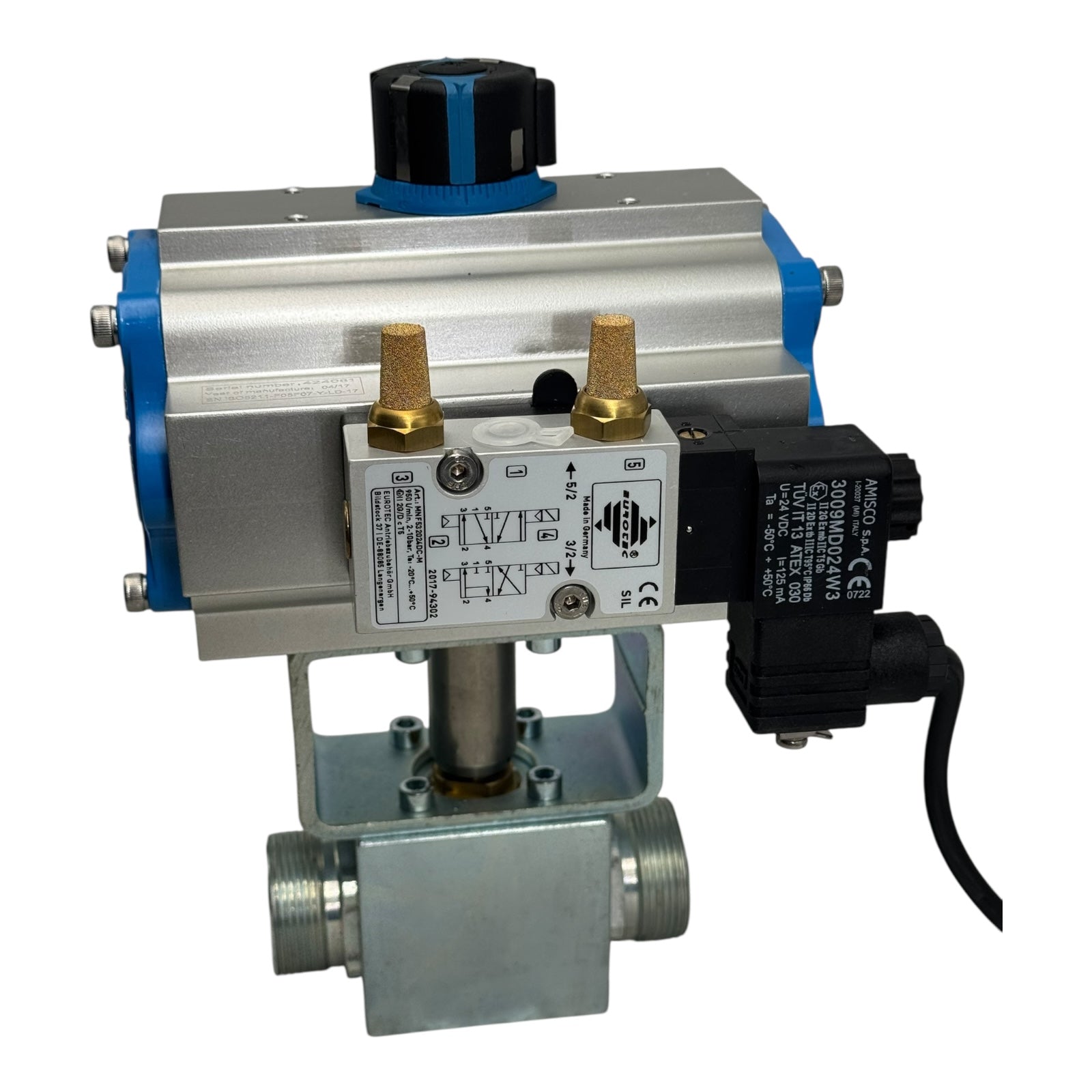 Econ Böhmer BHGV3008.0355 DN25 PN250 Pneumatik Antrieb Fig.7902 3009MD024W3