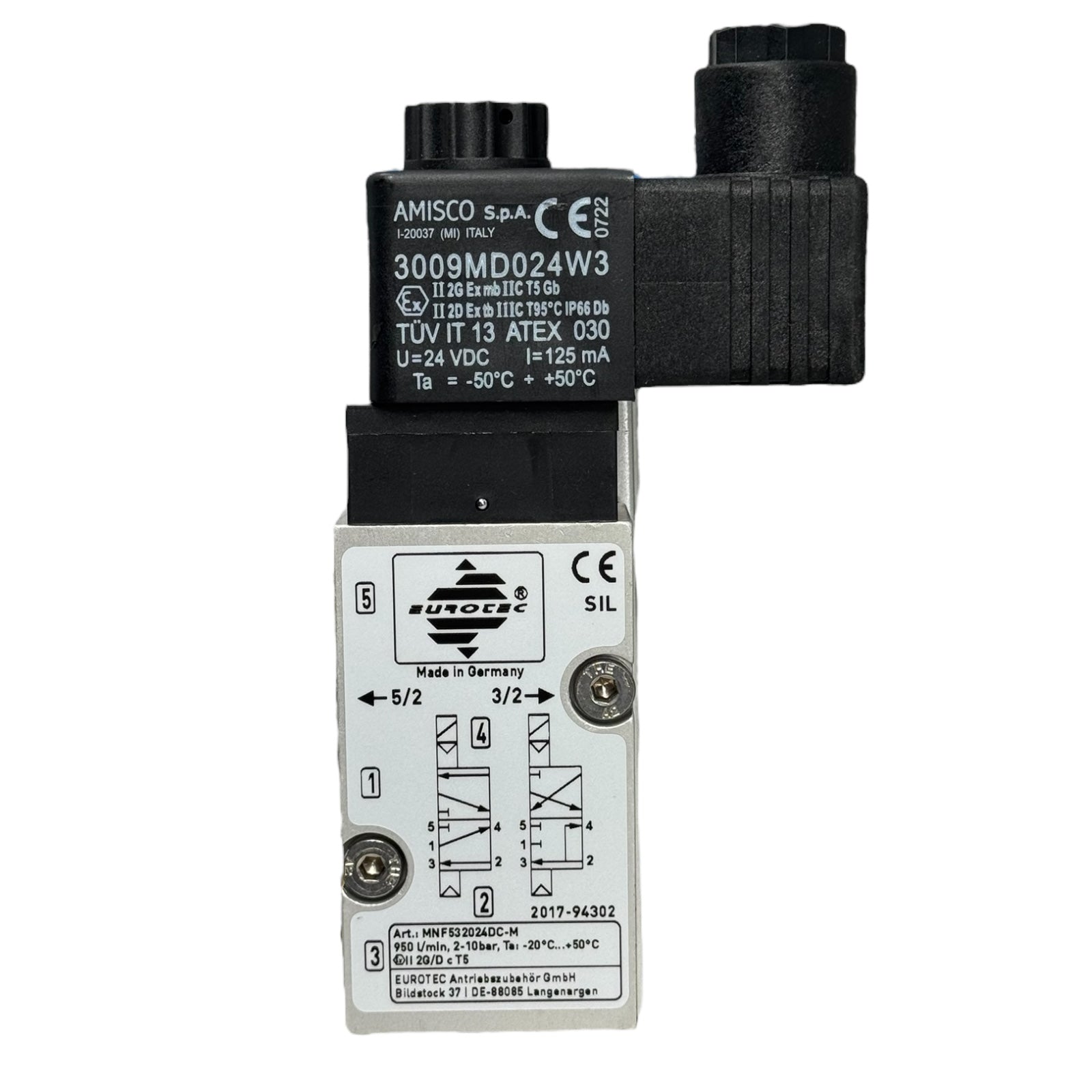 Econ Böhmer BHGV3008.0355 DN25 PN250 Pneumatik Antrieb Fig.7902 3009MD024W3