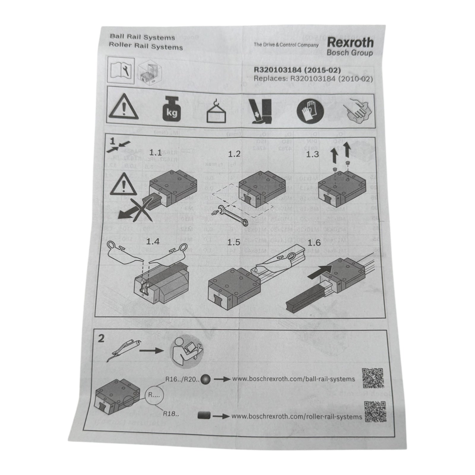 Rexroth R18215322X Linearführungswagen RWD-055-SNH-C3-P-2 Runner Block