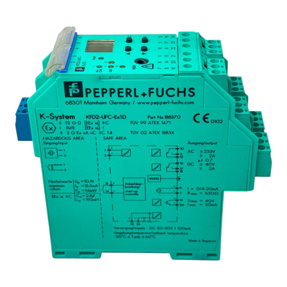 Pepperl+Fuchs KFD2-UFC-Ex1D Frequenzkonverter K-System ATEX 188370