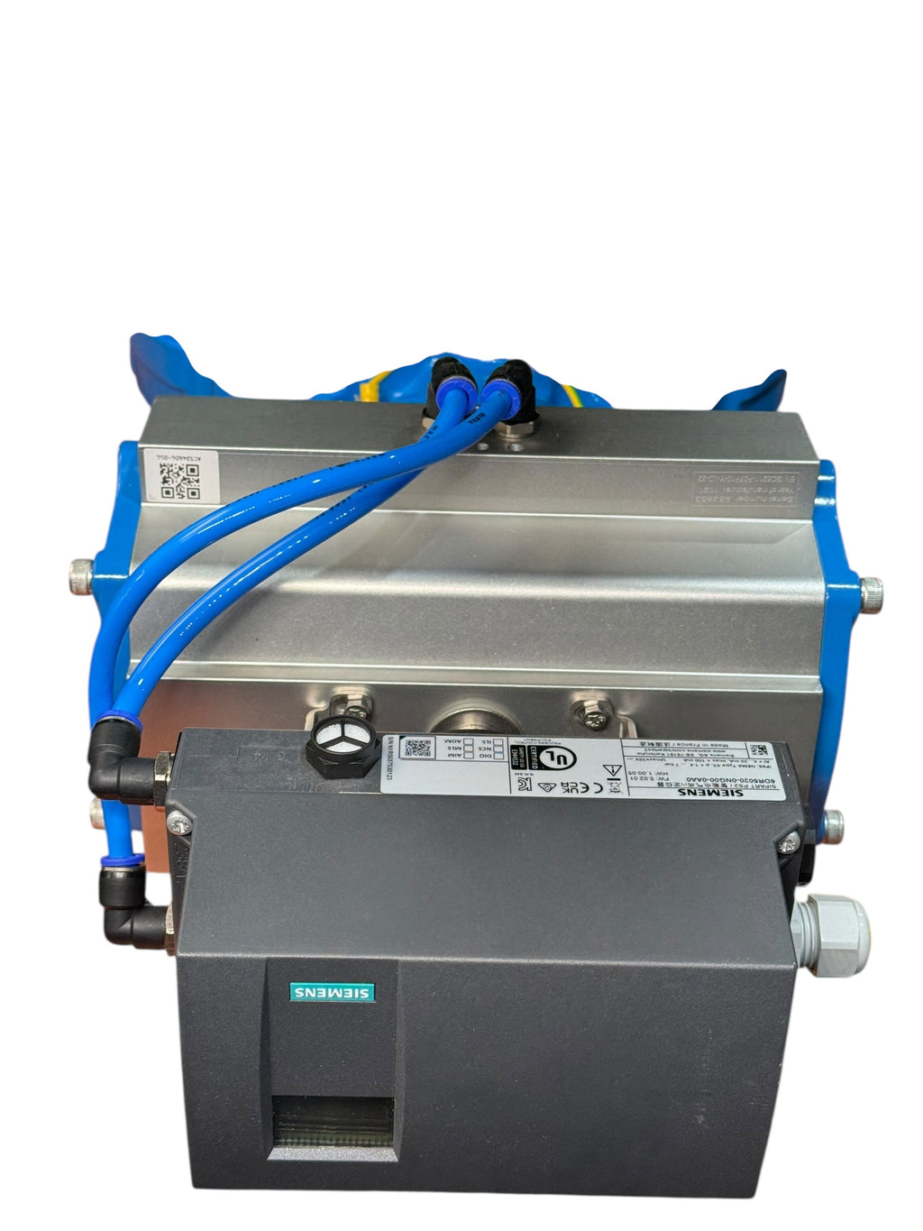 Siemens SIPART PS2 6DR5020 Econ DA300 EX Pneumatik-Klappe DN300 Stellantrieb PN3