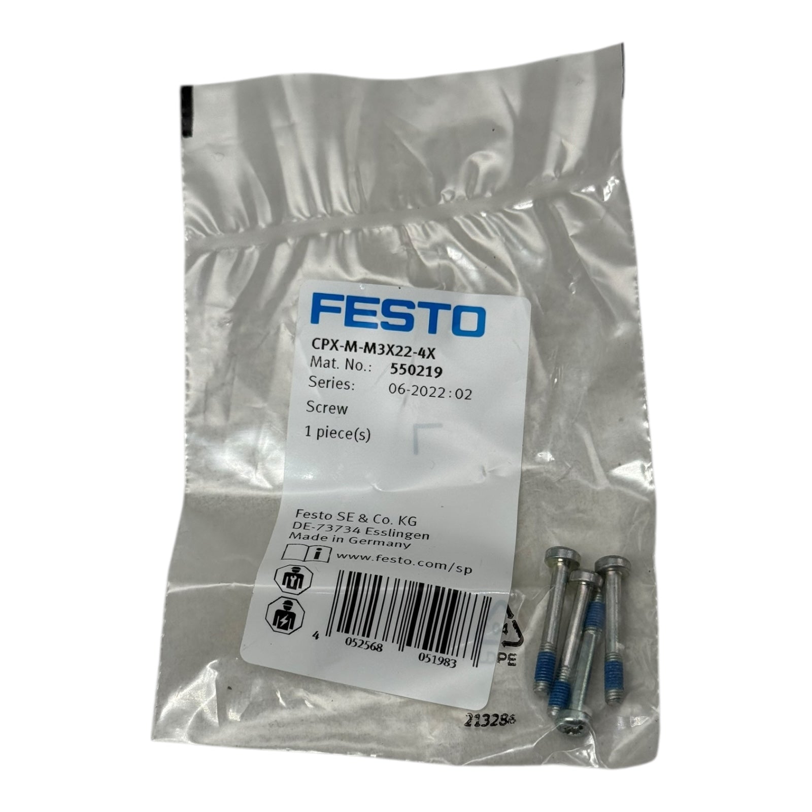 Festo CPX-CP-4-FB Interface Modul 526705 + Schrauben CPX-M-M3X22-4X
