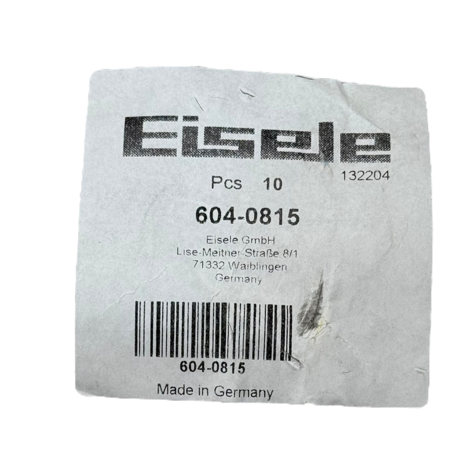 10x Eisele 604-0815 90° Winkelsteckverbinder G1/4 Pneumatikanschluss