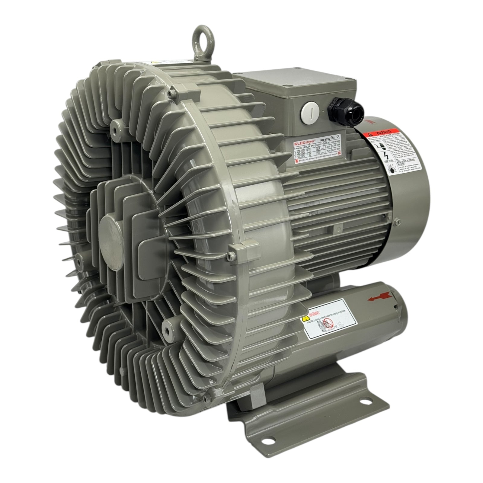 KLEEblower KB-629L Seitenkanalverdichter 3,4/3,7kW 3-Phasen Gebläse IP54