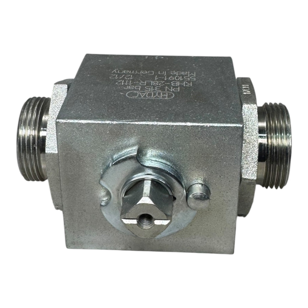 Hydac Kugelhahn KHB-28LR-1112 PN315 Hochdruckventil G 1” Hydraulik