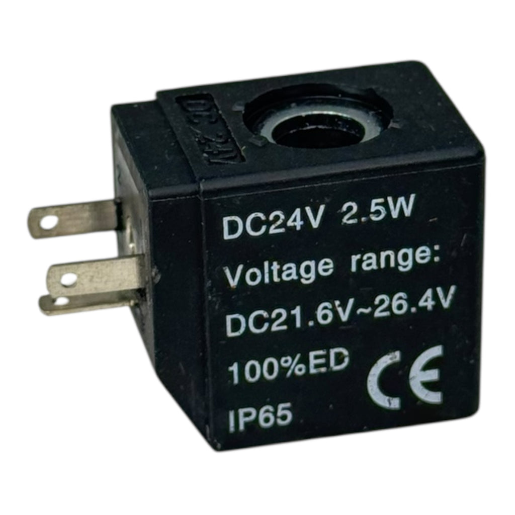 Magnetventil Spule CDA080B 24V DC 2,5W IP65 Elektromagnet Coil 21,6–26,4V