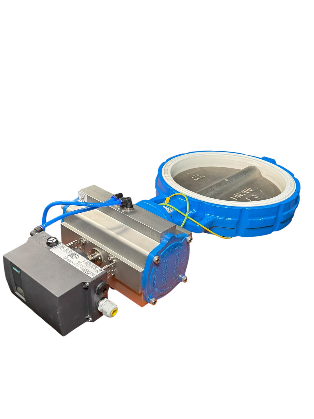 Siemens SIPART PS2 6DR5020 Econ DA300 EX Pneumatik-Klappe DN300 Stellantrieb PN3